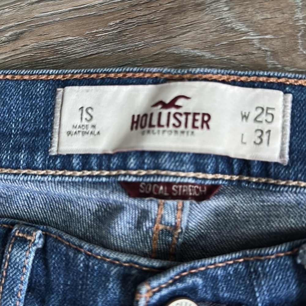 Hollister jeans size 25 skinny baddie Barbiecore - Picture 6 of 9